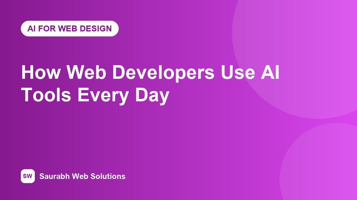 How Web Developers Use AI Tools Every Day (Without Shipping Bugs) - cover image