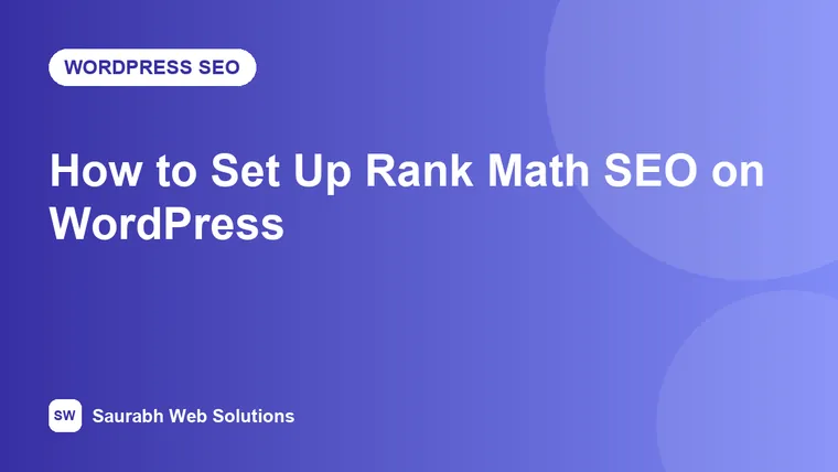 How to Set Up Rank Math SEO on WordPress (Complete Beginner Setup) - cover image